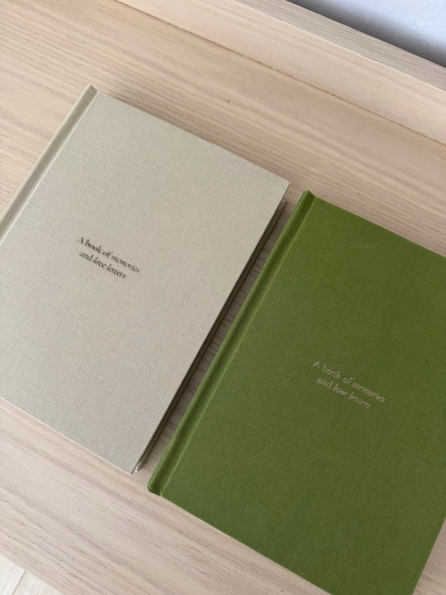 A book of memories and love letters