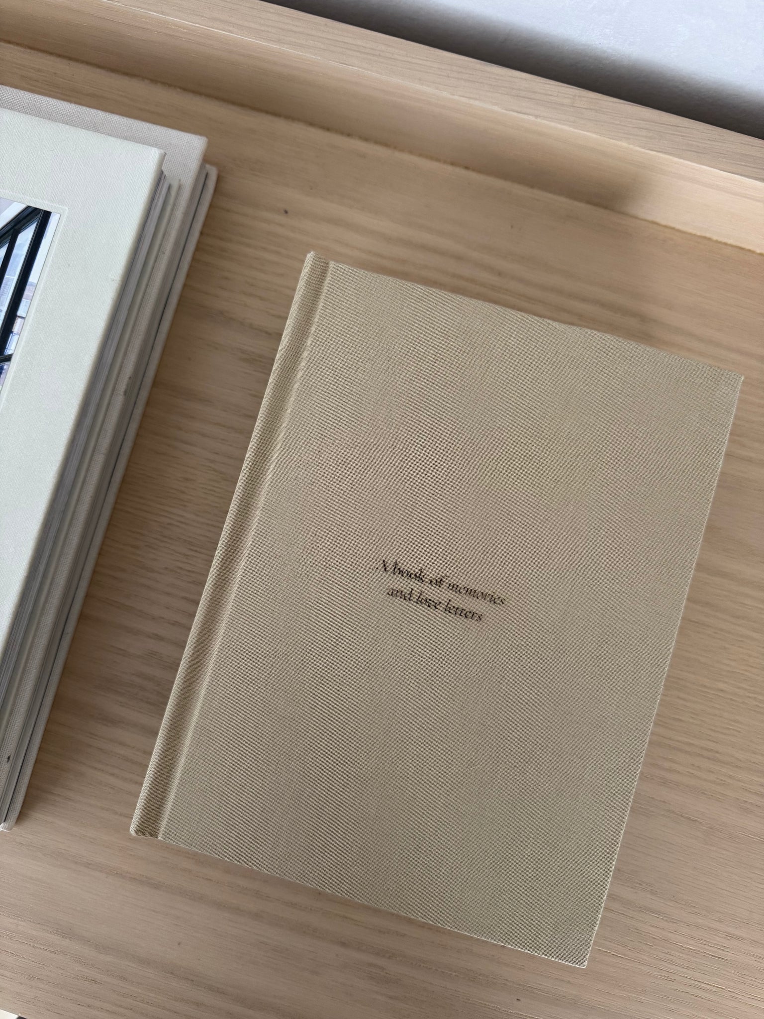 A book of memories and love letters